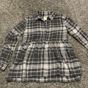 American Eagle grey plaid super soft flannel